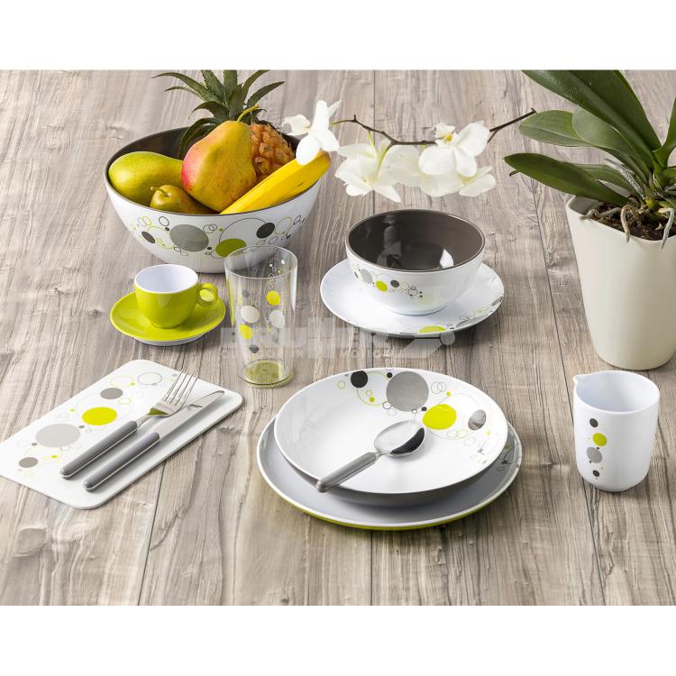 Set di stoviglie in melamina Camp4 MARITIME 8 pezzi, per 2 persone, Stoviglie melamina, stoviglie da campeggio, Stoviglie in melamina, cucina  da campeggio, Accessori campeggio